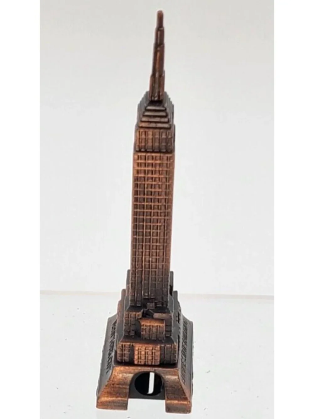 Empire State Building Die Cast Pencil Sharpener New York City Copper Plated